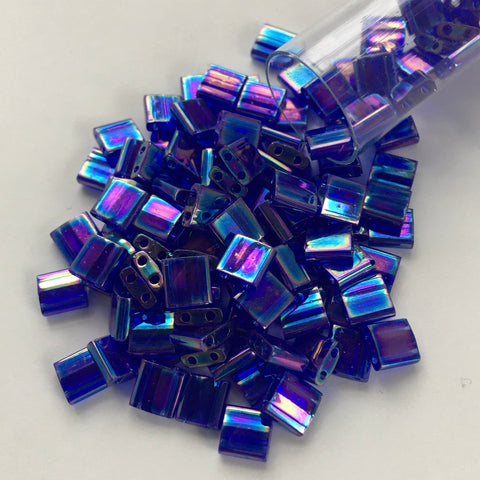 Tila Bead - Transparent Cobalt AB