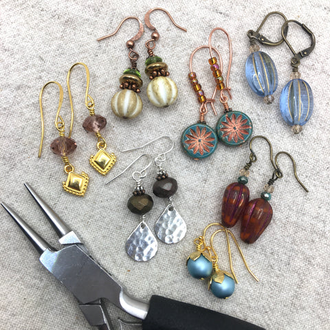 Earrings 101 | Oct 18, 10am | Class Sign Up