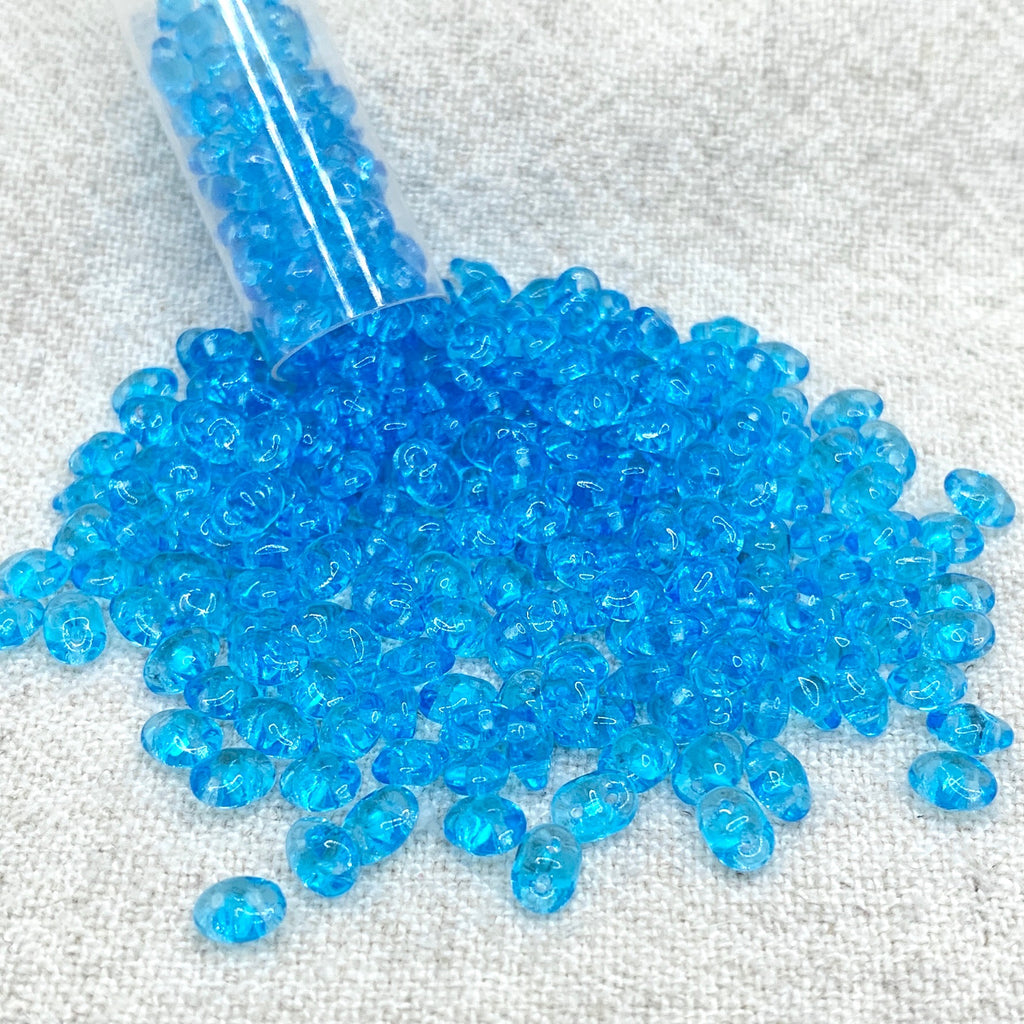 SuperDuo Transparent Aquamarine