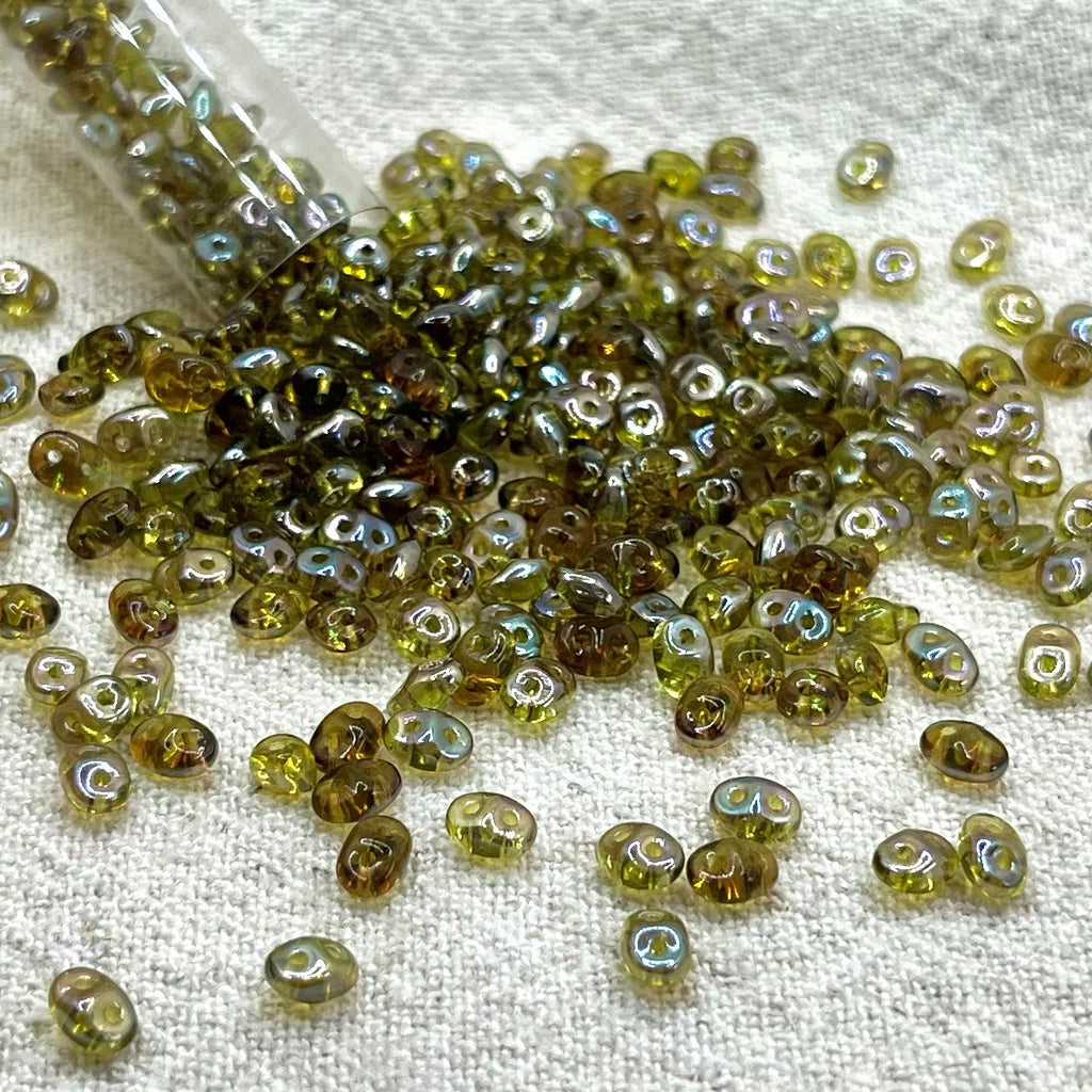 SuperDuo Olivine Celsian