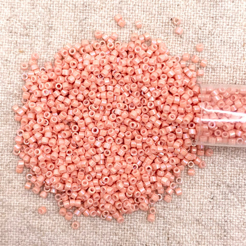 Delica 11/0 DB207 Opaque Peach Luster