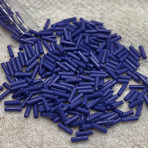 Miyuki Bugle #2 6mm - Opaque Cobalt