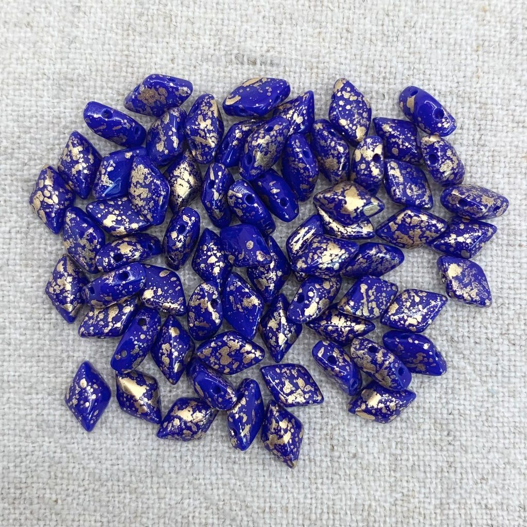 GemDuo - Gold Splash Op Blue
