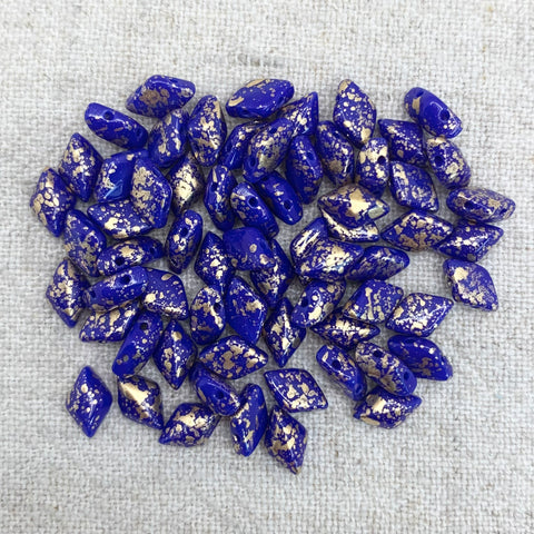 GemDuo - Gold Splash Op Blue