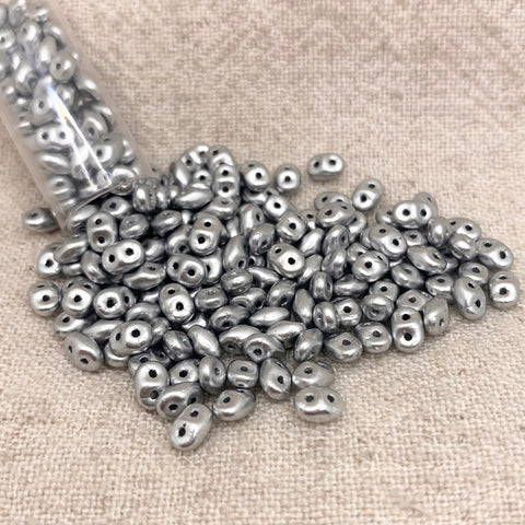 SuperDuo Crystal Bronze Aluminum Czech Shield