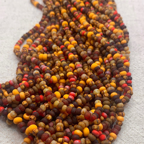 5/0 Aged Matted Ides of March Picasso Mix Strand