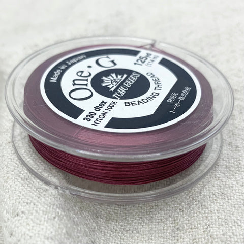 One G Thread 125yd - Burgundy