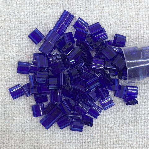 Tila Bead - Transparent Cobalt