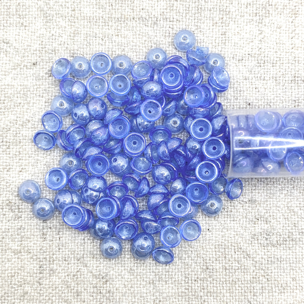Teacup Bead - Luster Iris Sapphire