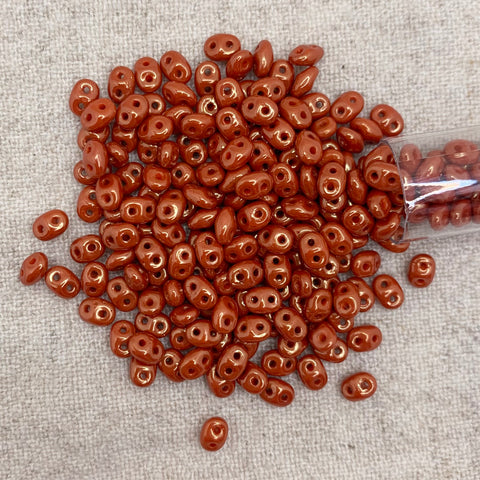 SuperDuo Opaque Orange Red Luster