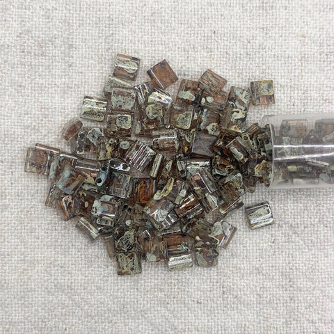 Tila Bead - Picasso Transparent Lt Smoke Topaz