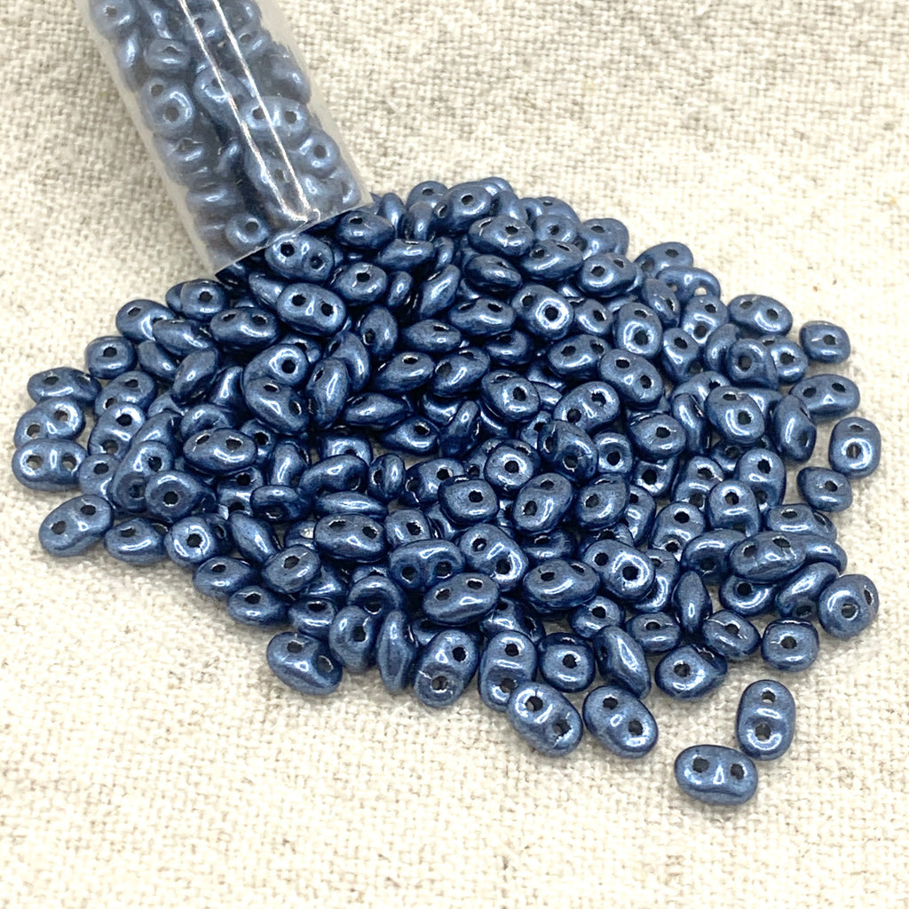 SuperDuo Saturated Metallic Bluestone