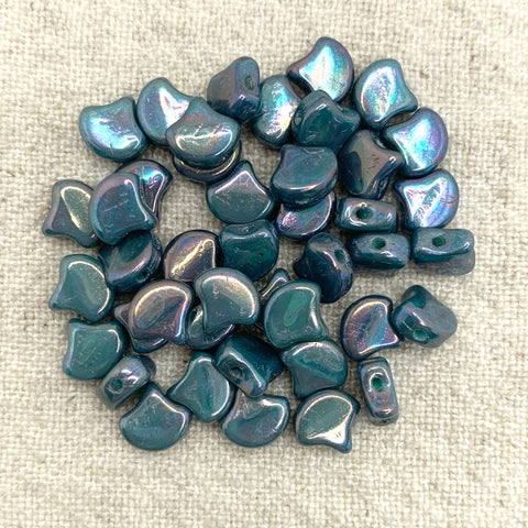 Ginkgo Bead - Nebula Turquoise Green