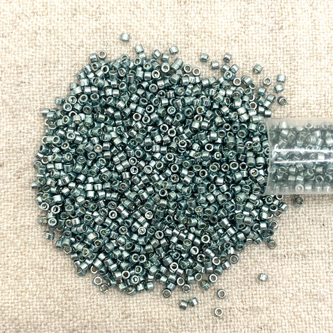 Delica 11/0 DB1846 Duracoat Galvanized Dark Seafoam