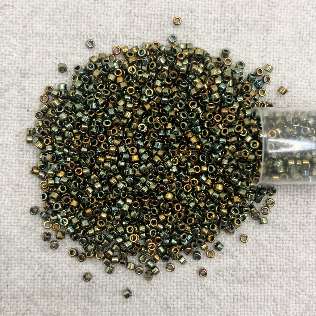 Delica 11/0 DB024 Metallic Green