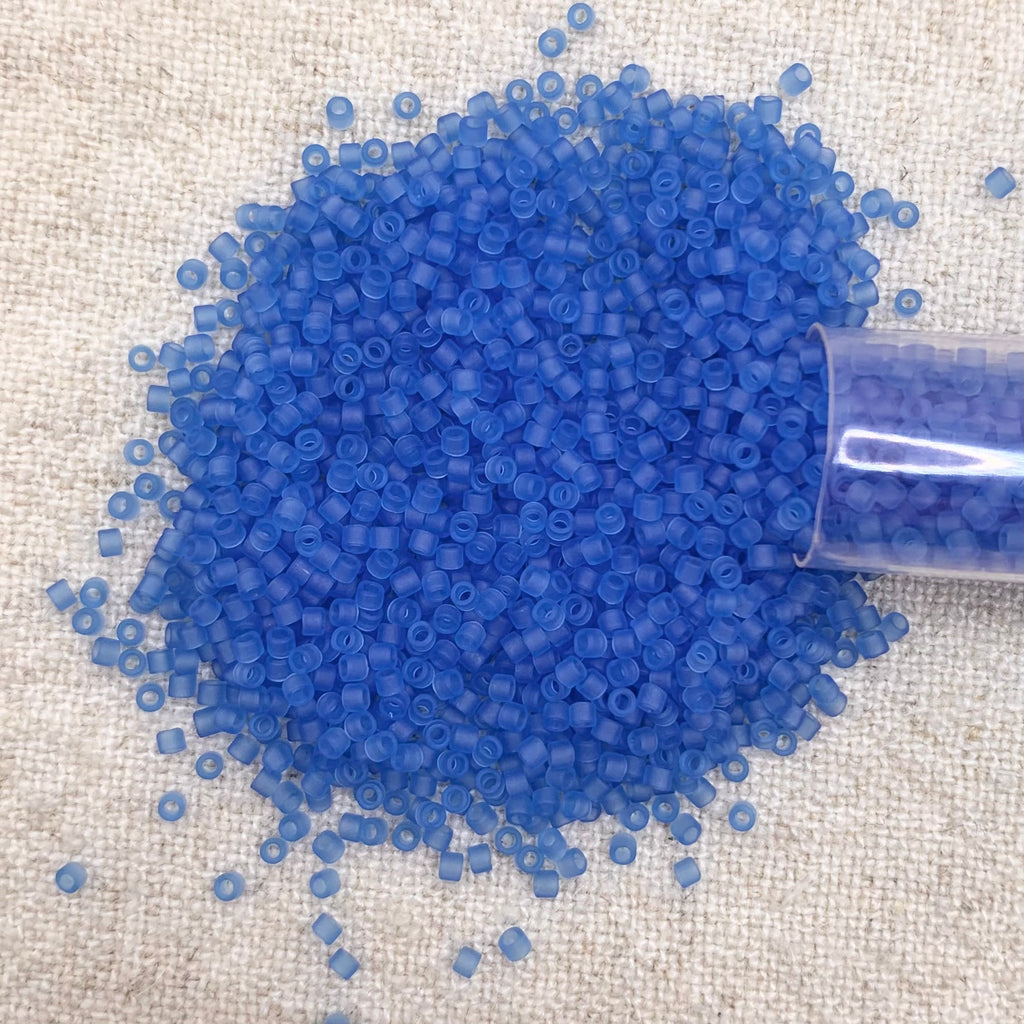 Delica 11/0 DB1270 Matte Transparent Azure