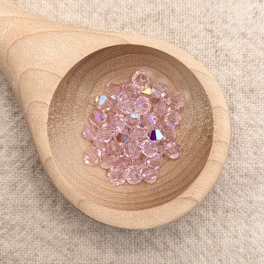 Preciosa 4mm - Pink Sapphire AB