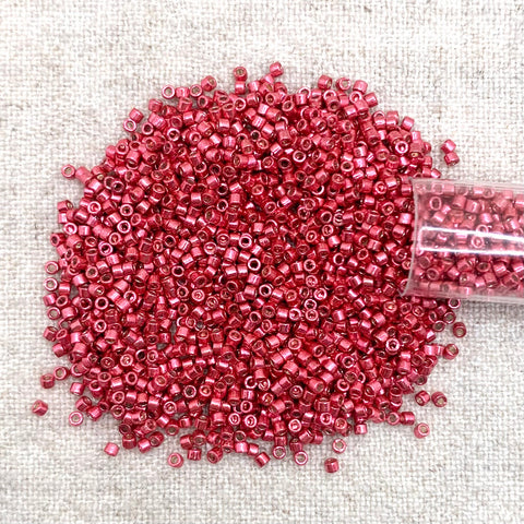 Delica 11/0 DB1841 Duracoat Galvanized Lt Cranberry