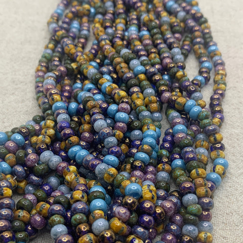 2/0-3/0 Aged Killer Frost Picasso Striped Mix Strand