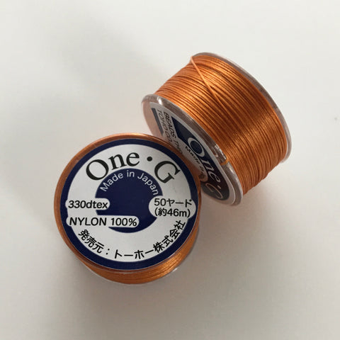 Toho One-G nylon beading thread sendy No.9