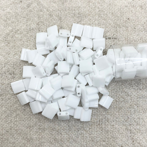 Tila Bead - Opaque White