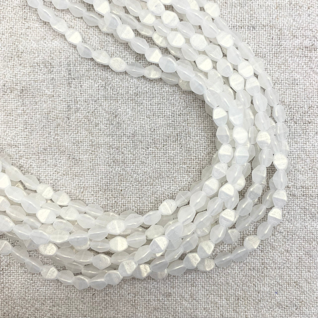 Pinch Bead - Sueded Gold Crystal