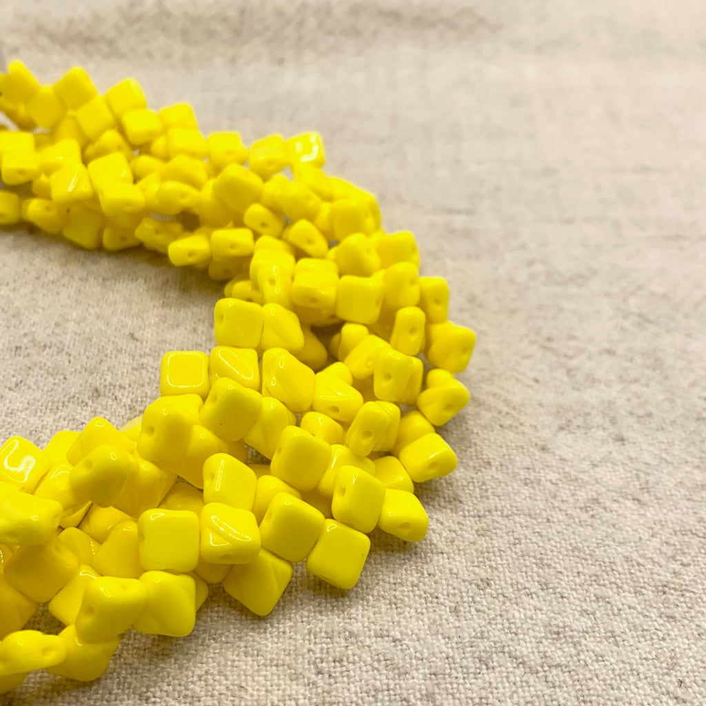 Silky Bead - Opaque Yellow