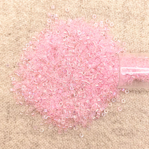 Delica 11/0 DB071 Lined Pink AB
