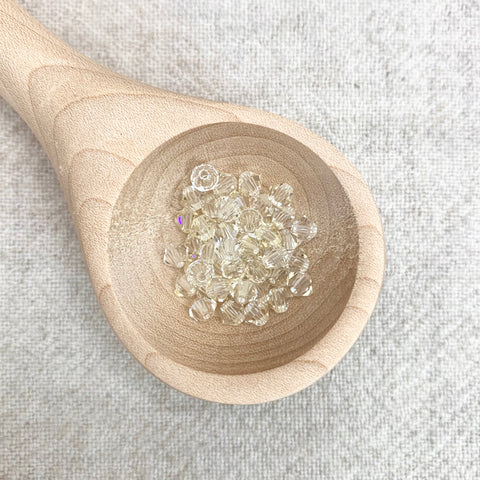 Preciosa 4mm - Crystal Blonde Flare