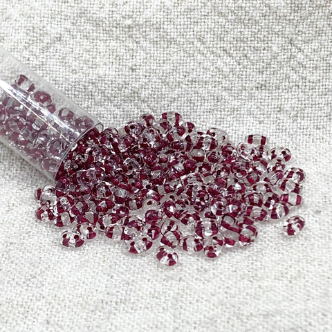 Mini Duo - Crystal Dark Red Lined