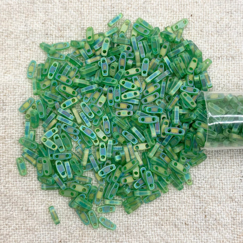 Quarter Tila - Matte Transparent Green AB