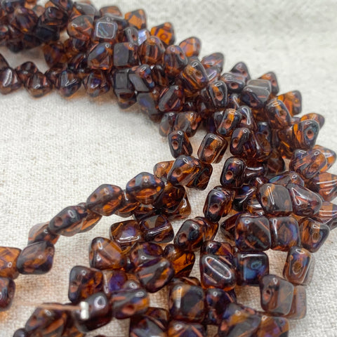 Silky Bead - Topaz Travertine