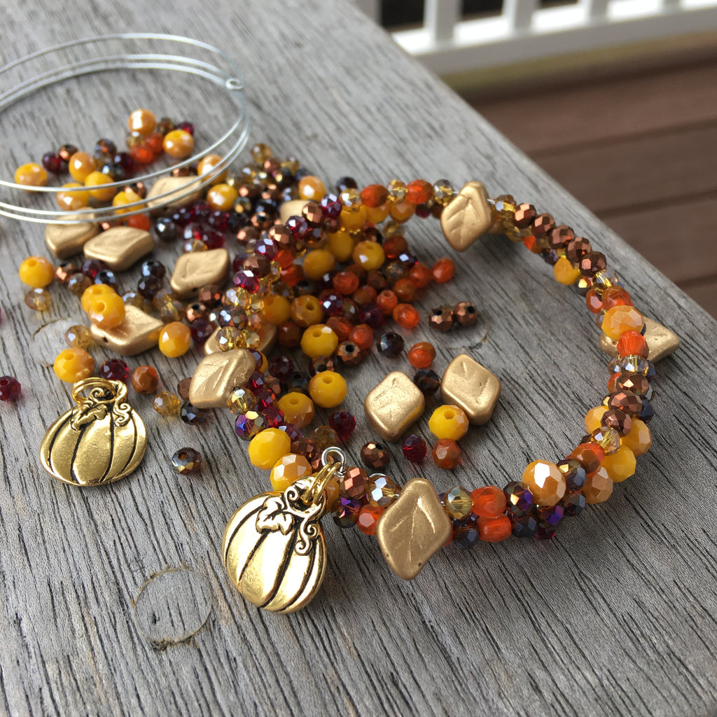 Warmth of Fall Memory Wire Bracelet Kit