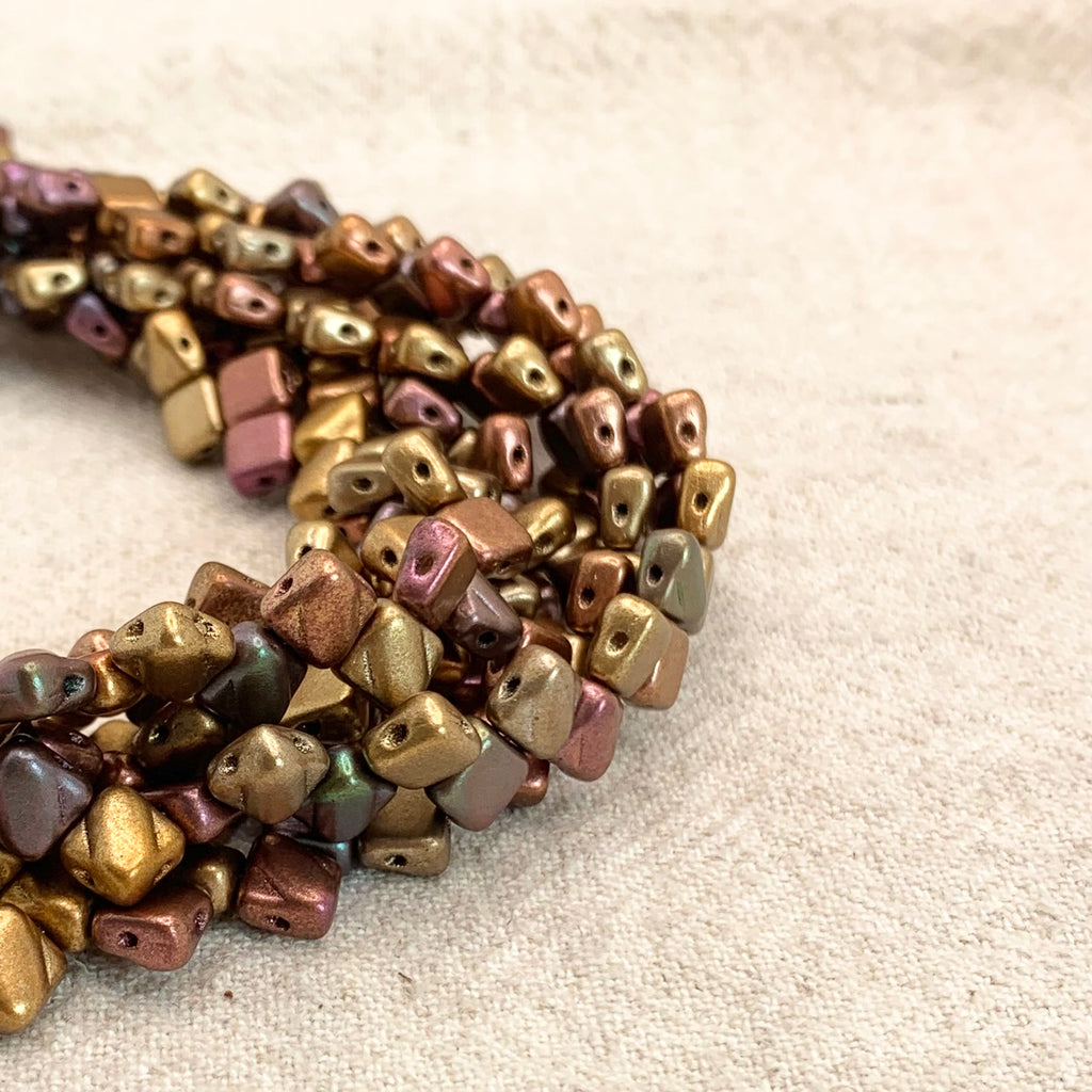 Silky Bead - Crystal Violet Rainbow