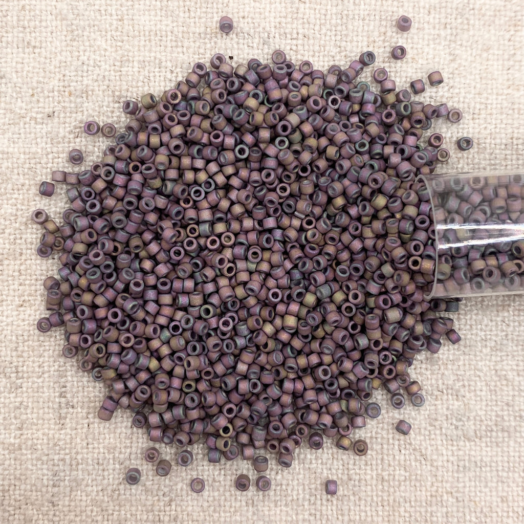 Delica 11/0 DB1067 Matte Metallic Thistle AB