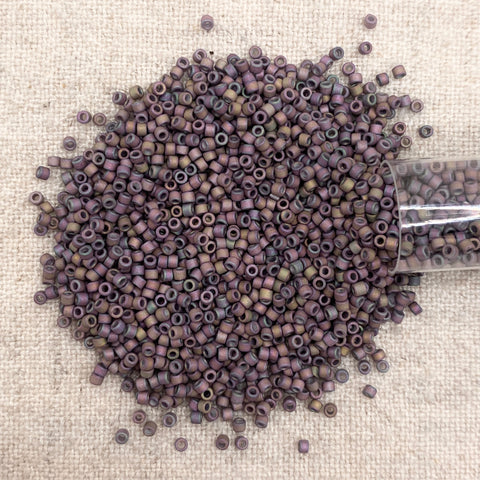 Delica 11/0 DB1067 Matte Metallic Thistle AB