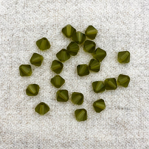 Preciosa 6mm - Matte Olivine