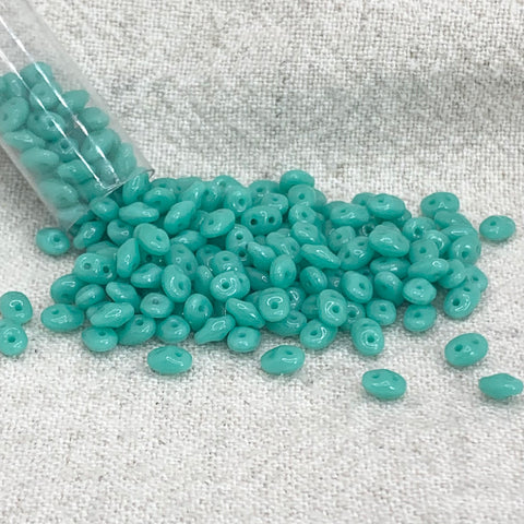 SuperDuo Turquoise Green