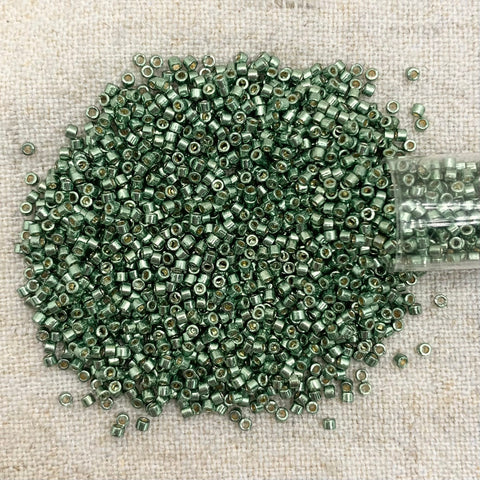 Delica 11/0 DB1845 Duracoat Galvanized Sea Green