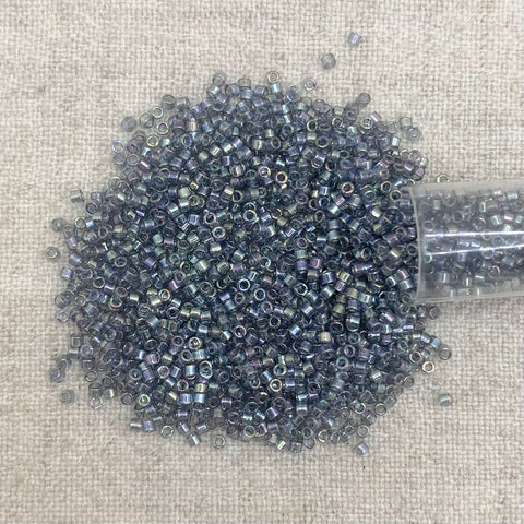 Delica 11/0 DB111 Transparent Gray Luster