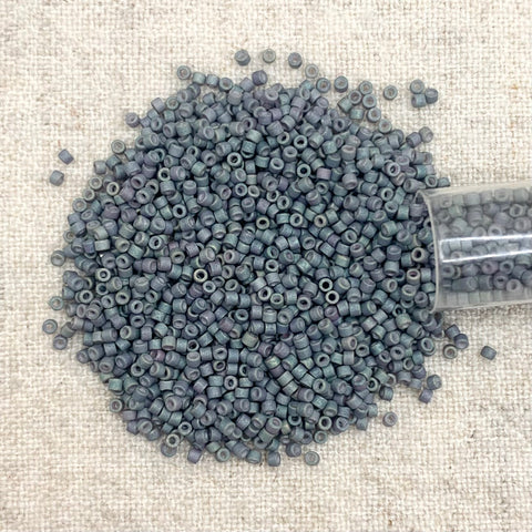 Delica 11/0 DB1063 Matte Metallic Blue Slate AB
