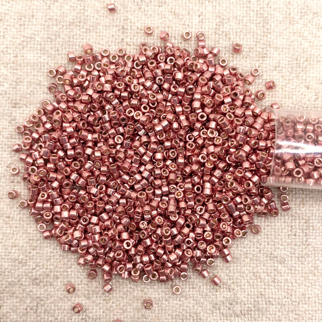 Delica 11/0 DB1839 Duracoat Galvanized Dk Coral