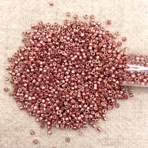 Delica 11/0 DB1839 Duracoat Galvanized Dk Coral