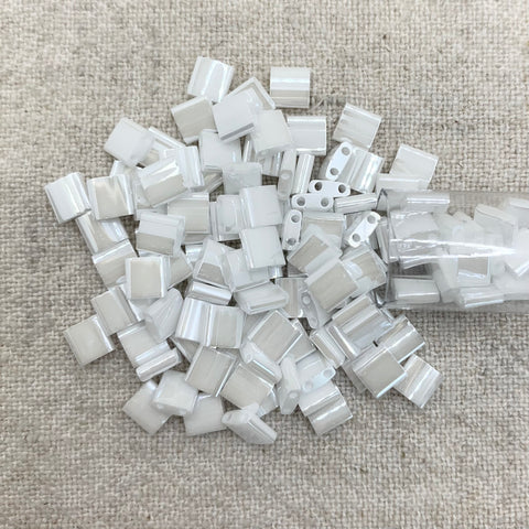 Tila Bead - White Pearl