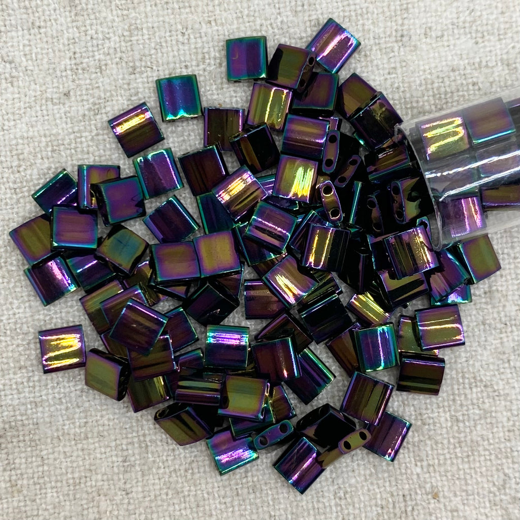 Tila Bead - Metallic Purple Iris