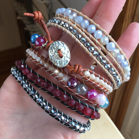 Double Ladder Wrap Bracelet | Tues. May 14, 4 - 6pm | Class Sign Up