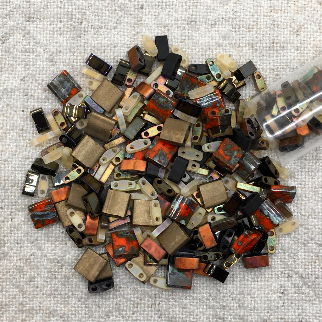 Tila Bead Roasted Chestnut Mix