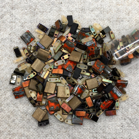 Tila Bead Roasted Chestnut Mix