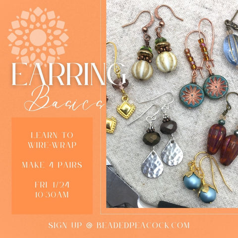 Earrings 101: Fri. January 24, 10:30am | Class Sign Up