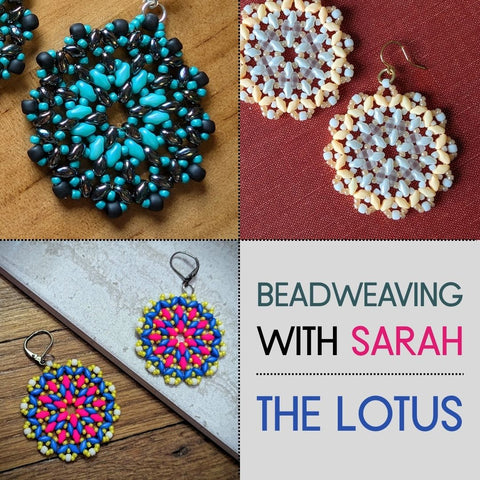 Beadweaving with Sarah: The Lotus | Sat. Jan 24 | Class Sign Up